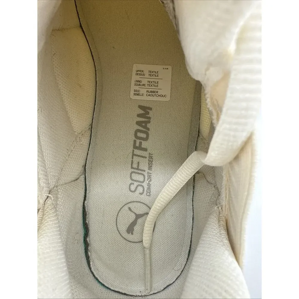Puma Enzo Premium Women’s Shoes/Sneakers Size 9 Mesh Ivory 191331-02 NEW - Picture 5 of 16